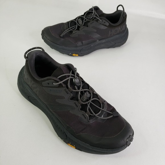 Hoka One One Other - Hoka Transport Sneakers Shoes Mens Size 9.5 Black Gore-Tex Vibram Waterproof